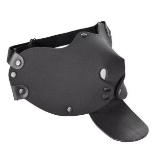 Маска дога "Sitabella" черная, неопрен