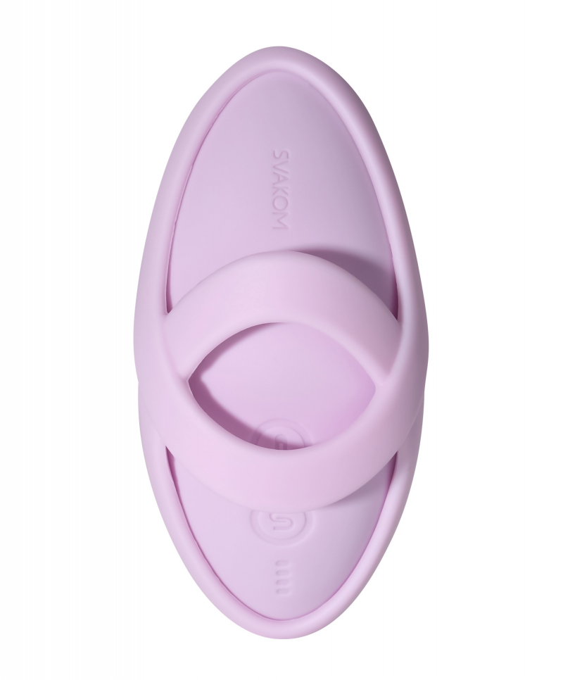 Вибратор на пальцы с подогревом "Svakom Echo 2" + приложение, розовый 